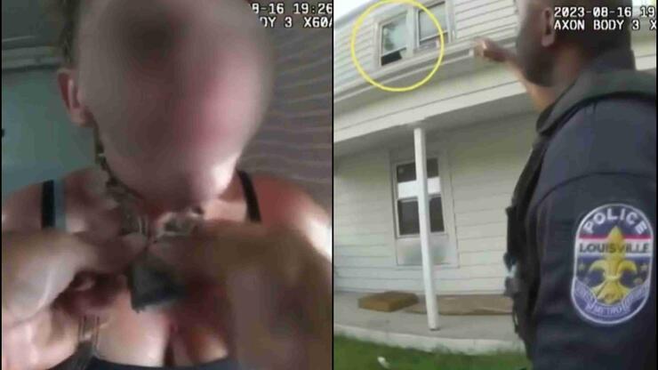 Çığlık sesleri polisi alarma geçirdi: Dehşeti yaşayan kadın, boynunda asma kilitle bulundu!